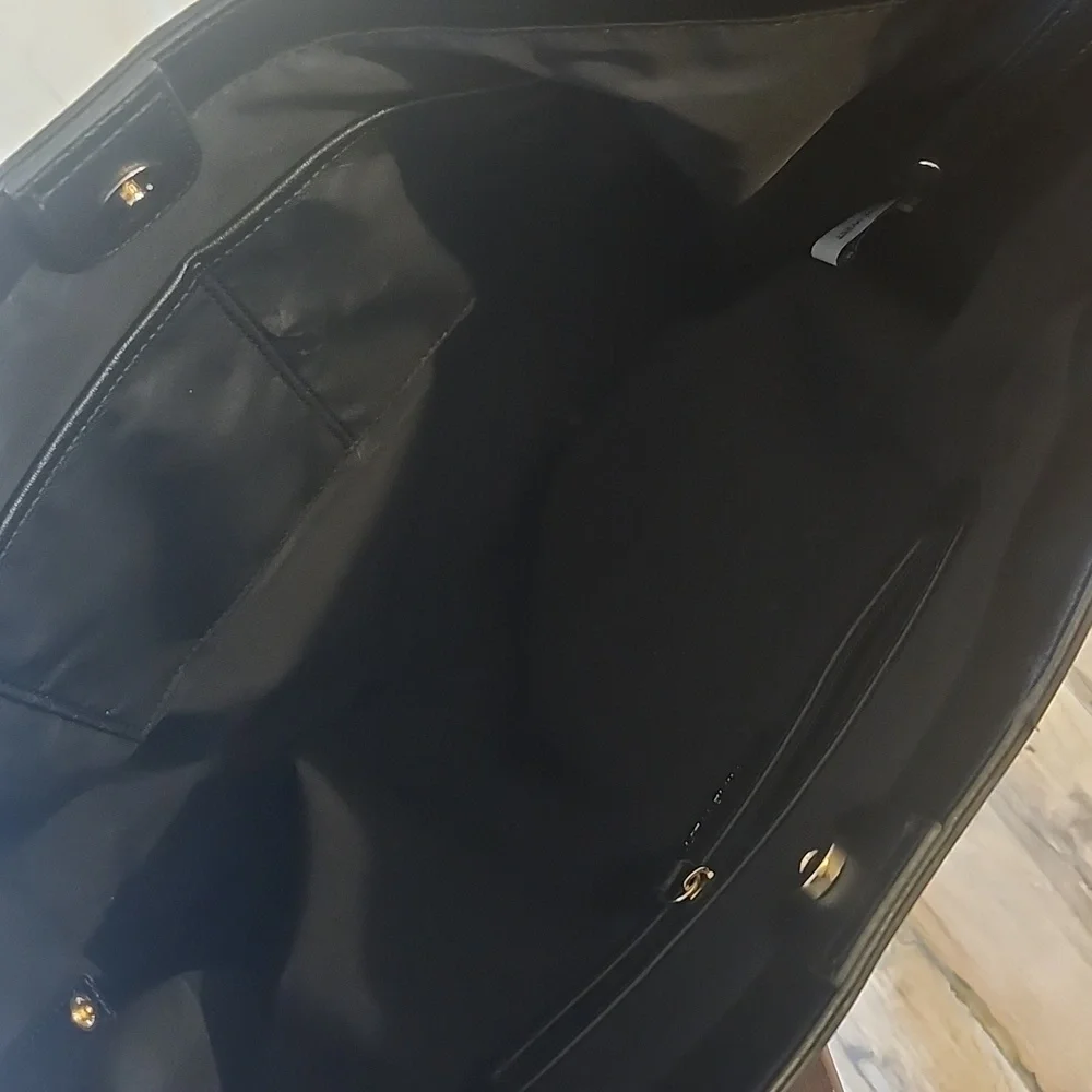 Nine West Elegant Black Tote Bag